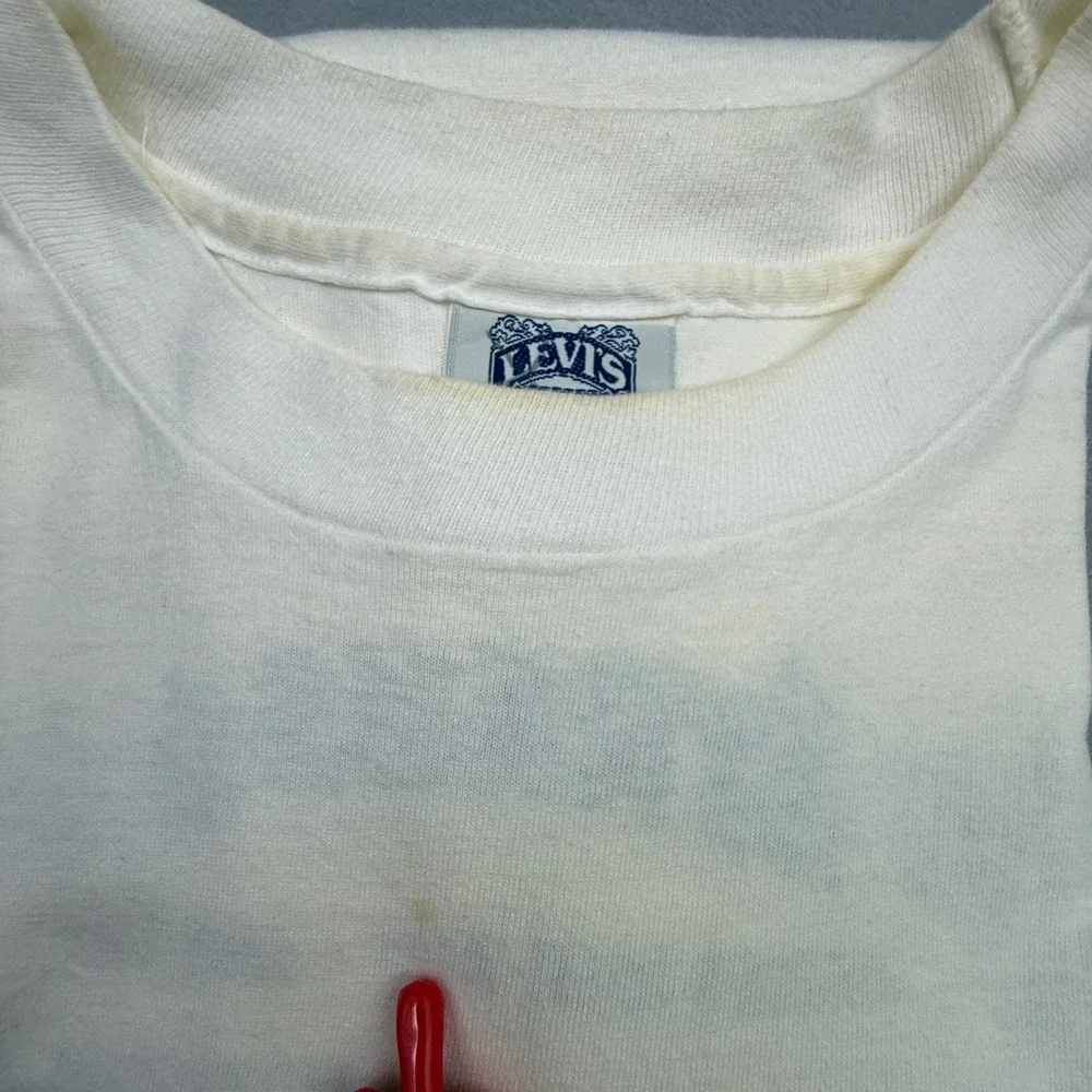 Levi's T-Shirt Mens Medium Vintage 80's Western Cowboy Graphic USA Single Stitch